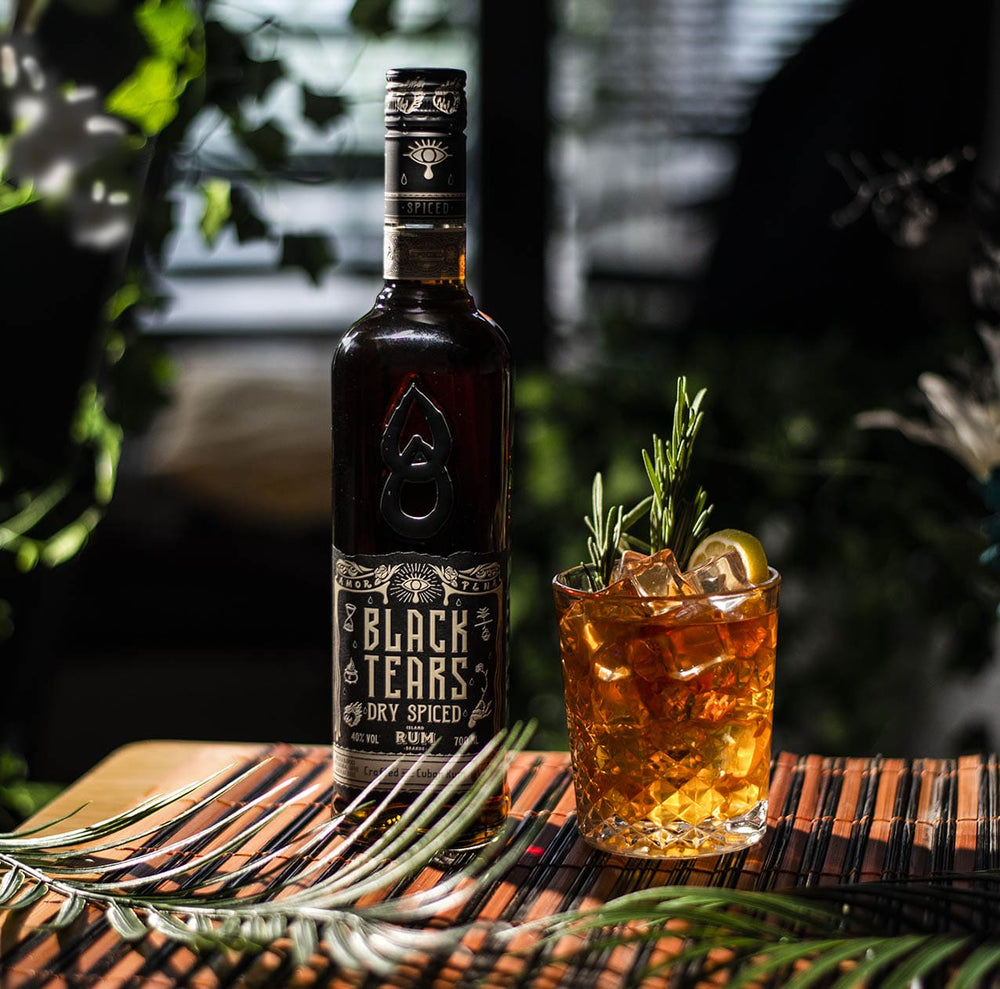 Black Tears Cuban Spiced Rum 700ml